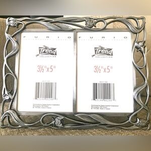 FURIO COLLECTION CONTEMPORARY CASUALS Dual 31/2”X5” Picture Frame